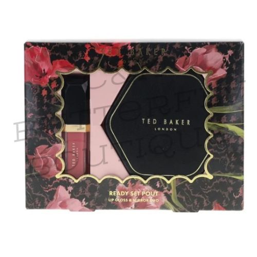 Ted Baker Lip Gloss &amp; Mirror Gift Set – Ready, Set, Glow