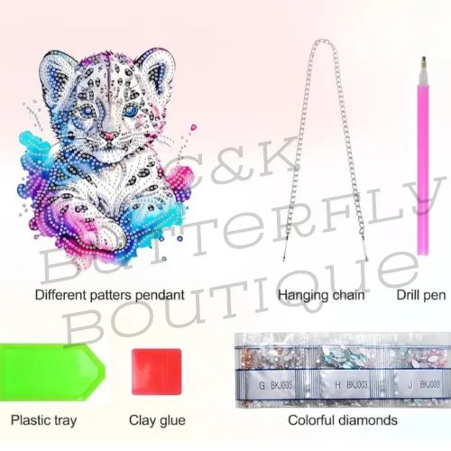 DIY Diamond Painting Pendant Kit
