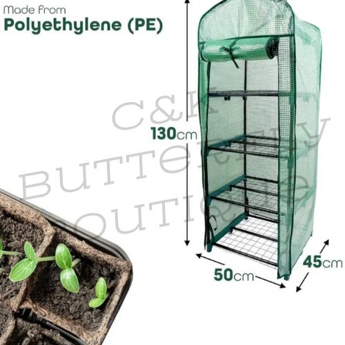 Mini Portable Greenhouse with Shelves