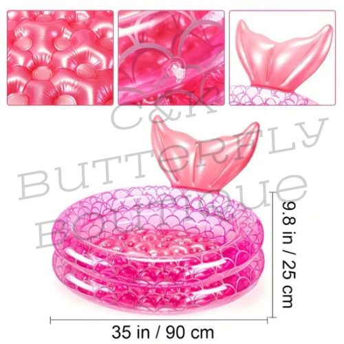 Inflatable Mermaid Baby Pool