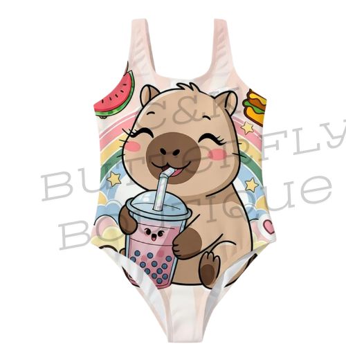 Cute Cartoon Kids Swimsuit