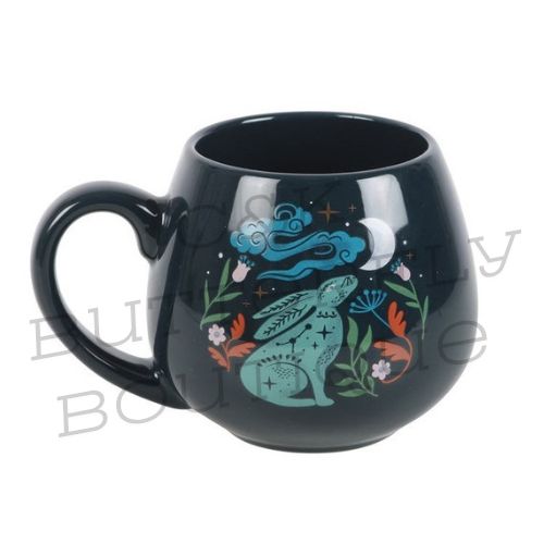 Midnight Hare Rounded Mug