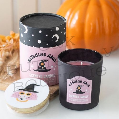 Witching Hour Plum and Black Cherry Candle