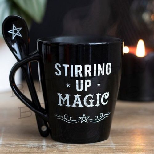 Stirring Up Magic Mug and Spoon Set
