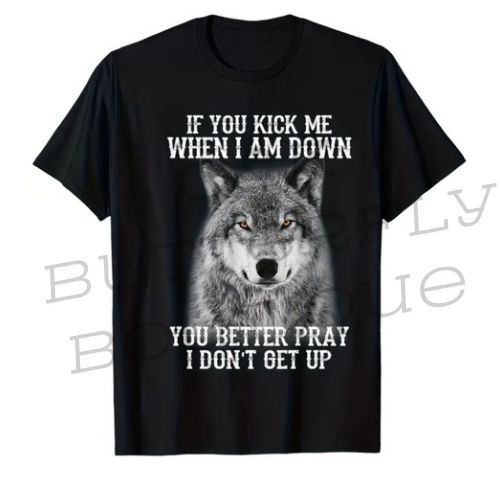 🐺🔥 Bold Wolf Graphic T-Shirt