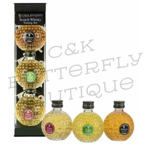 OSA Fine Spirits Scotch Whiskey Tasting Set