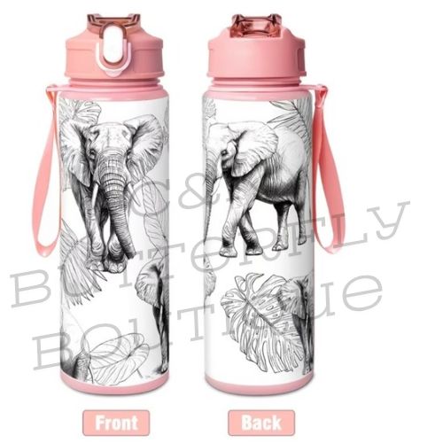 Elephant Safari Stainless Steel Water Bottle