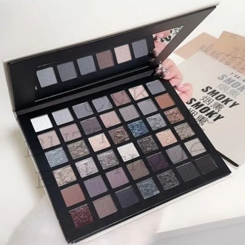 Smoky Eyeshadow Palette – Matte &amp; Glitter Makeup Palette