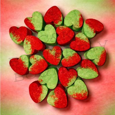 20 Mini Heart Bath Bombs - Watermelon Bliss