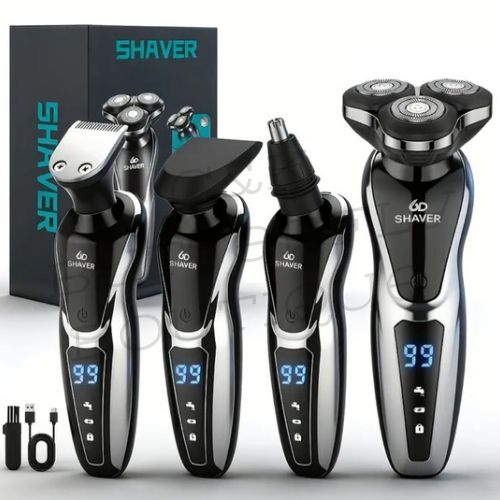 4-in-1 Rechargeable Electric Grooming Kit
