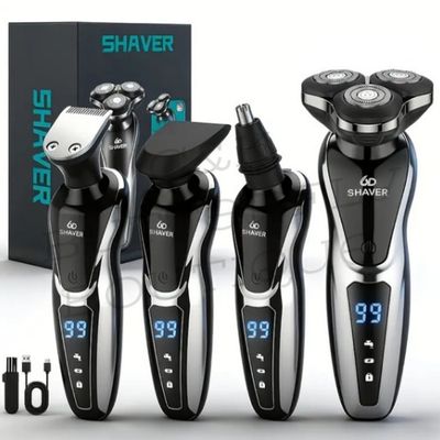 4-in-1 Rechargeable Electric Grooming Kit