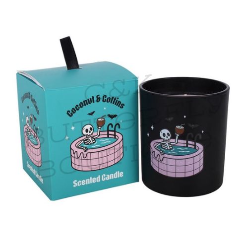 Coconut &amp; Coffins Scented Candle