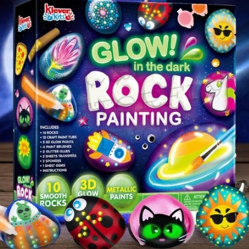 Glow in the Dark Rock Painting Kit