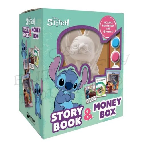Character story book and money box