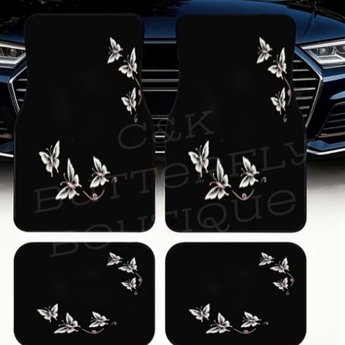 four-piece car floor mat set