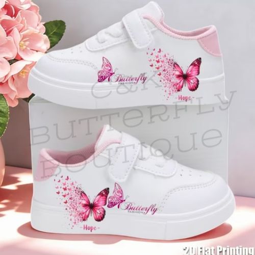 children's low-top sneakers with a butterfly