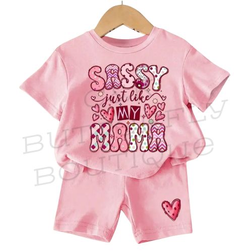 children's matching two-piece outfit
