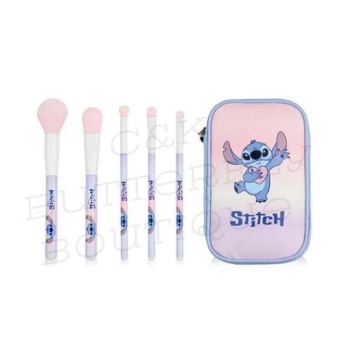 Stitch Makeup Brush Set with Travel Case