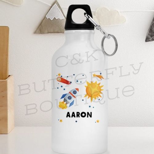 Personalised Space Drinks Bottle