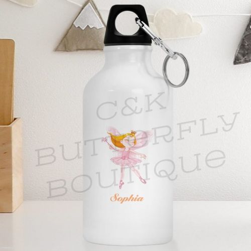 Personalised Kids Drinks Bottle - Fairy Design