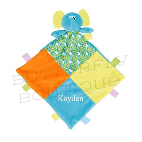 Personalised Elephant Baby Comforter