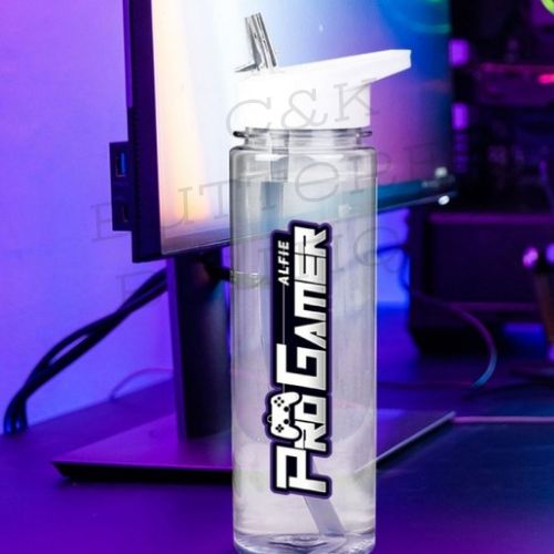 Personalised Pro Gamer Water Bottle