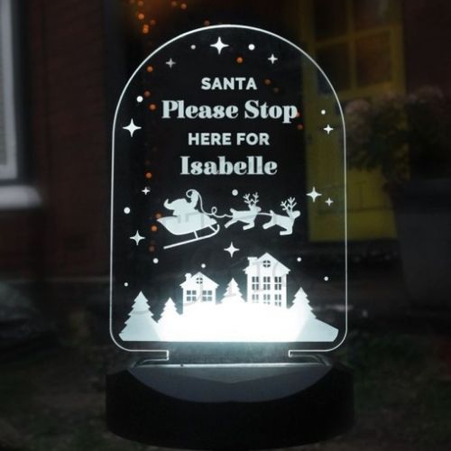 Personalised Christmas Outdoor Solar Light