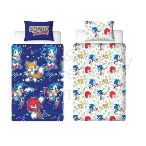 Sonic the Hedgehog reversible kids' bedding set