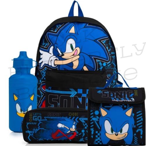 Sonic the Hedgehog 5-Piece Backpack Set