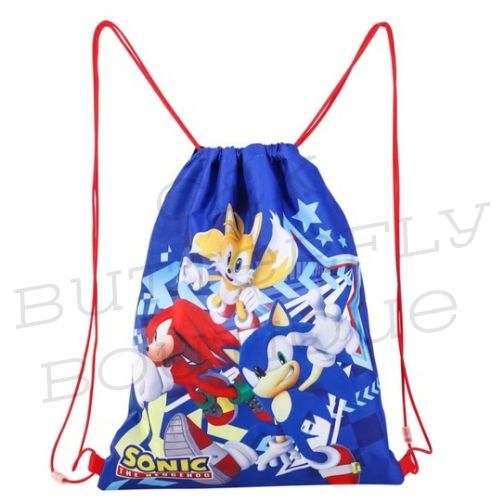 Sonic the Hedgehog Drawstring Gym Bag