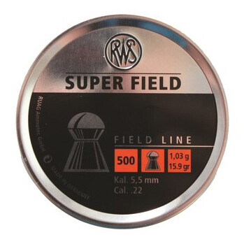RWS SUPER FIELD PELLETS .22 5.52MM (500)