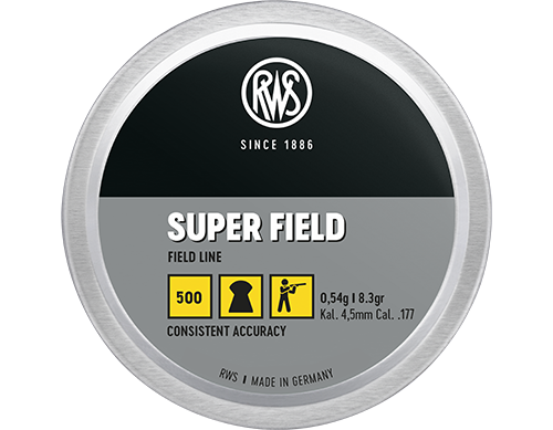 RWS SUPER FIELD PELLETS .177 4.51MM (500)
