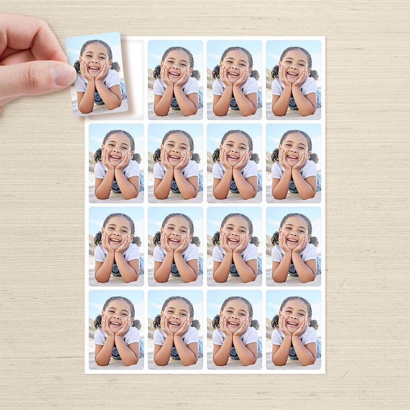 16 Foto-Klebe-Sticker