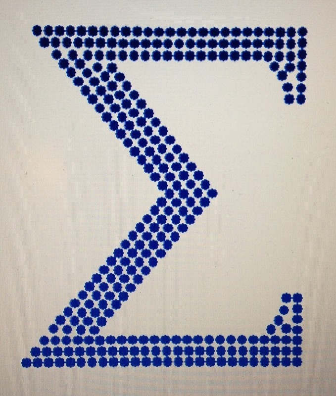 Greek Letter 4&quot; Sigma