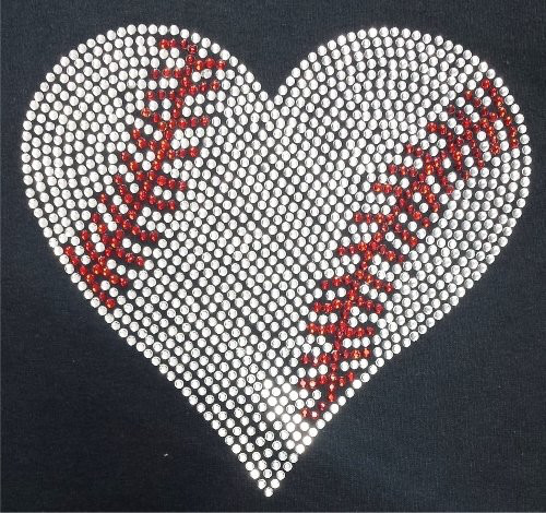 Baseball Heart Mega Large