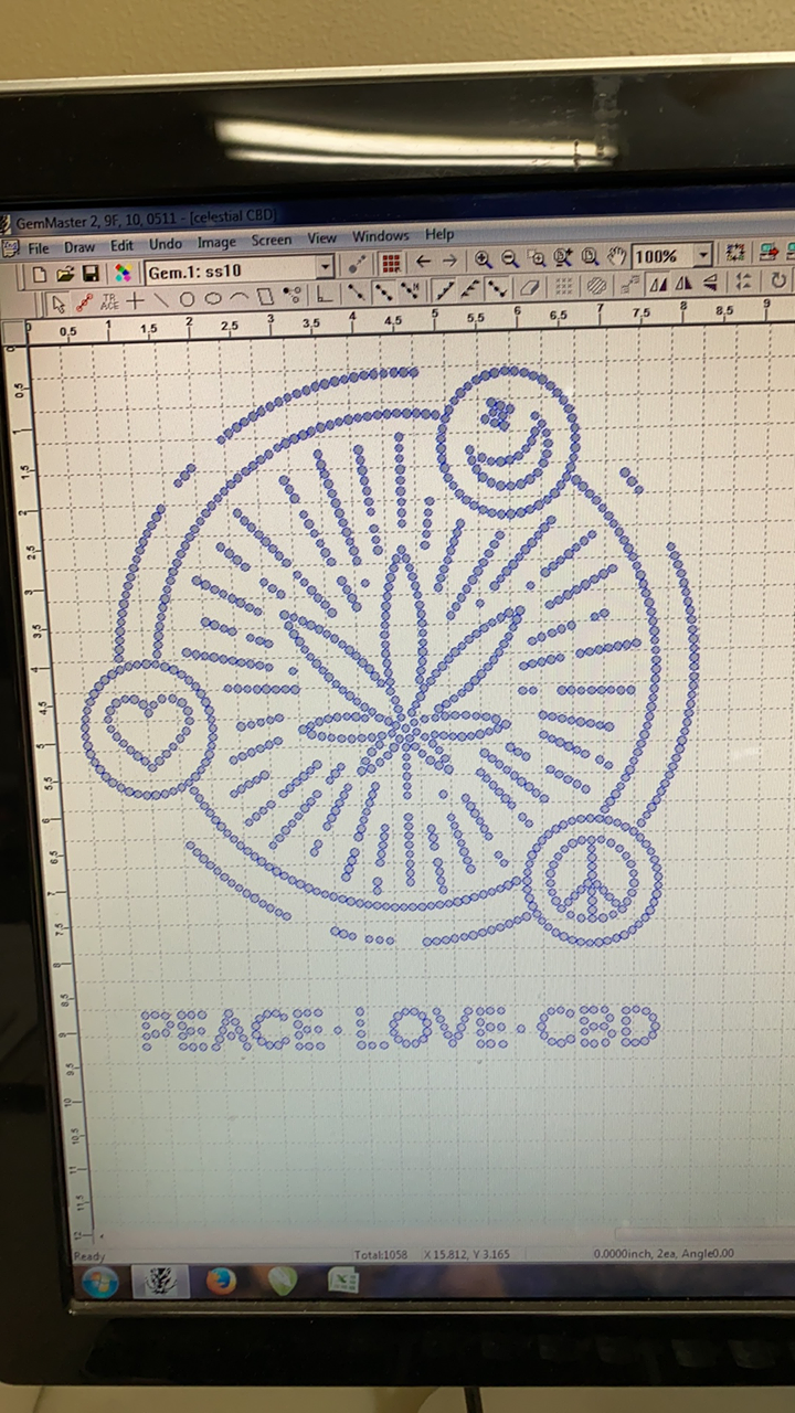 Peace Love CBD Crystal Only