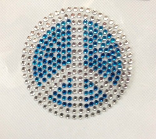 Peace Sign small filled 2 color