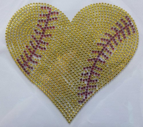 Softball Heart Mega Medium