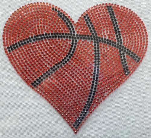 Basketball Heart Mega Medium