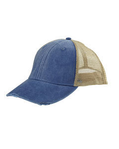 Distressed Trucker Hat Royal