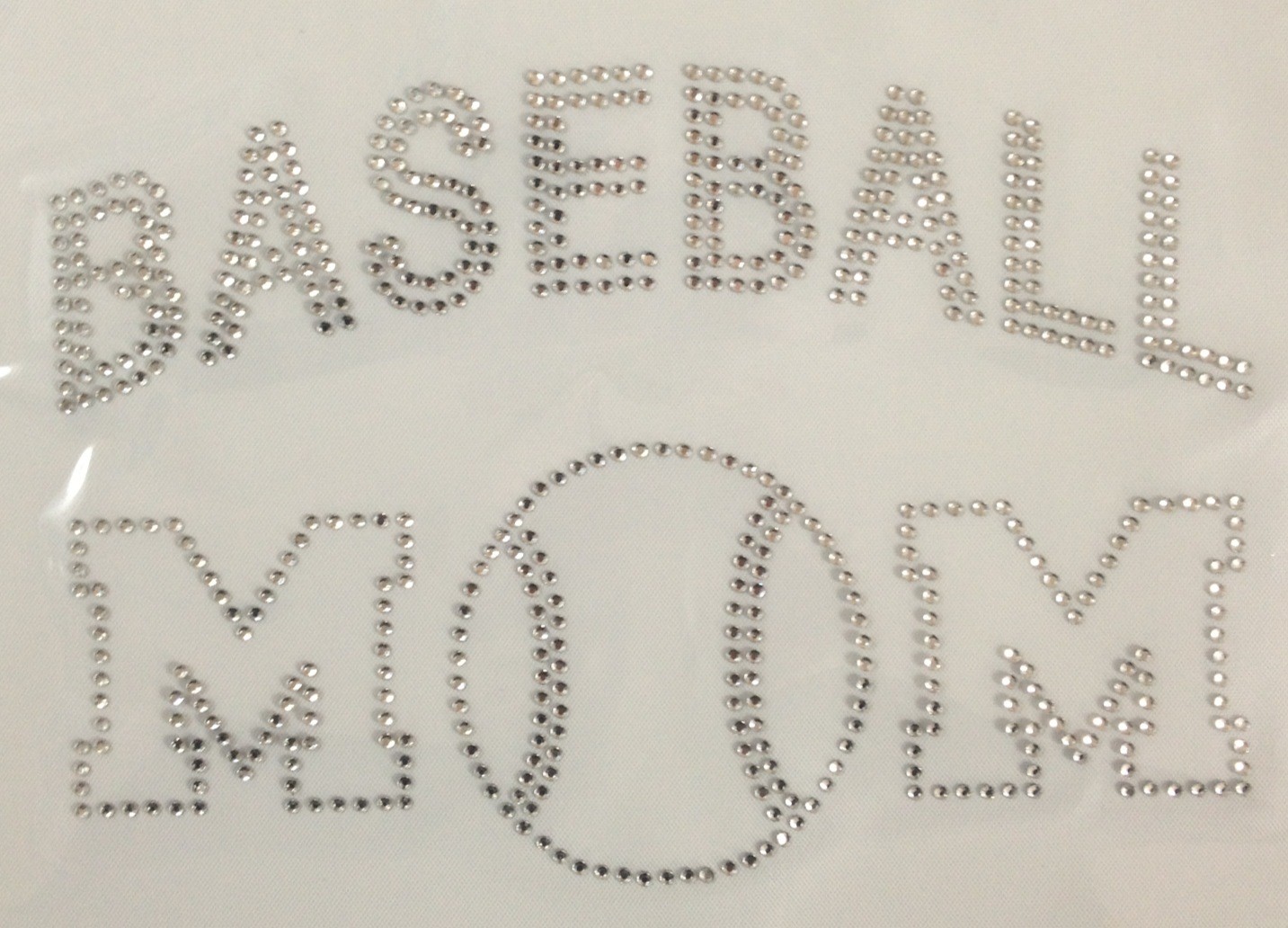 Baseball Mom w/Baseball Outline