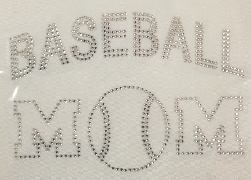Baseball Mom w/Baseball Outline