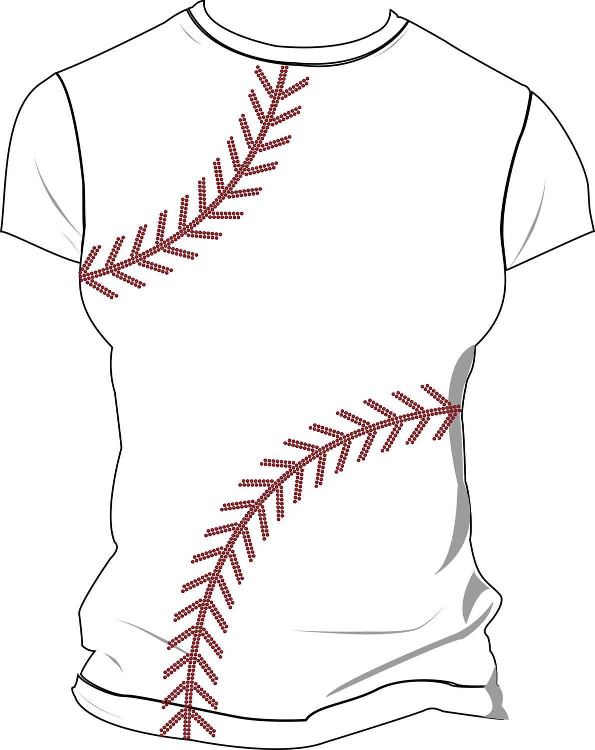 Baseball Threads Large