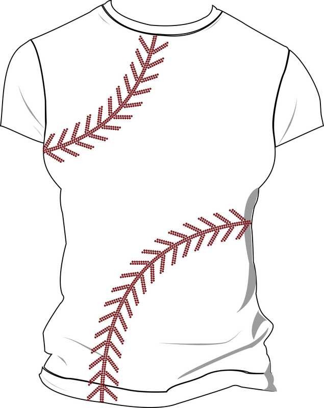 Baseball Threads Large