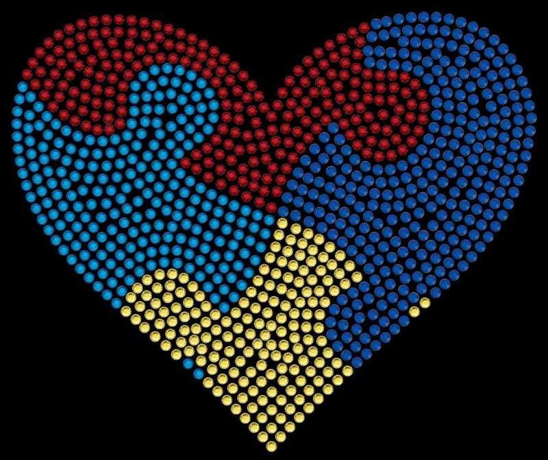 Autism Awareness Heart