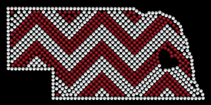 Chevron State of Nebraska heart sm