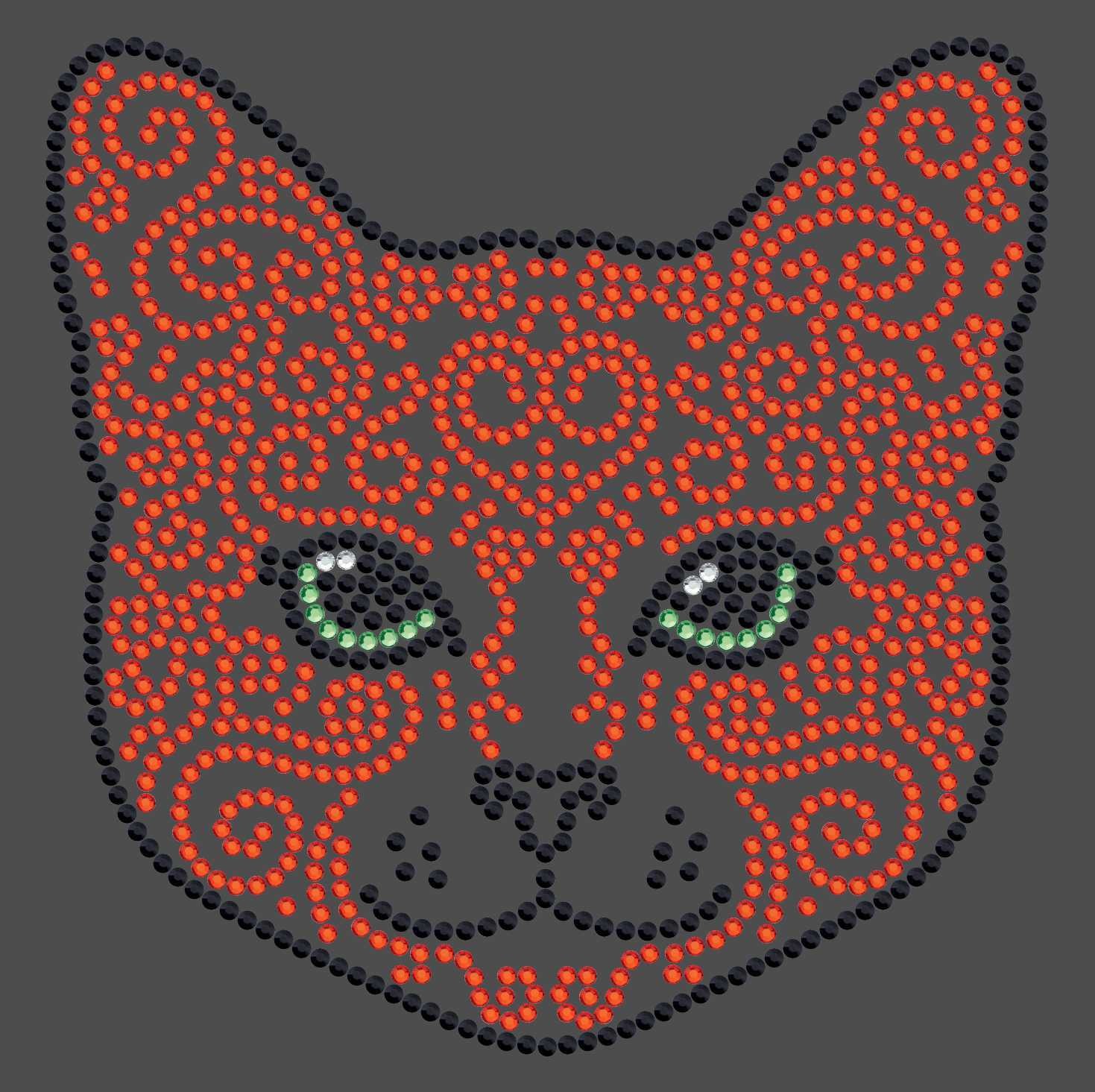 Cat Flourish Face