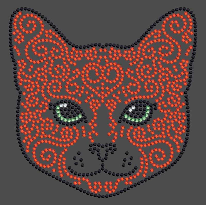 Cat Flourish Face