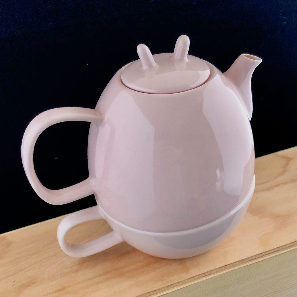 Cute Bunny Rabbit Teapot and Cup Set (2 colours)