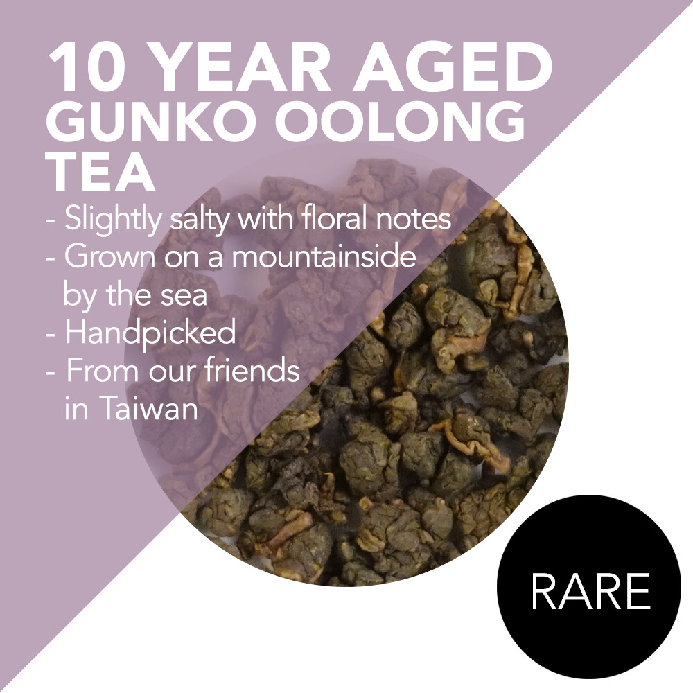 *RARE* Handpicked 10-year Aged Gunko Oolong Tea